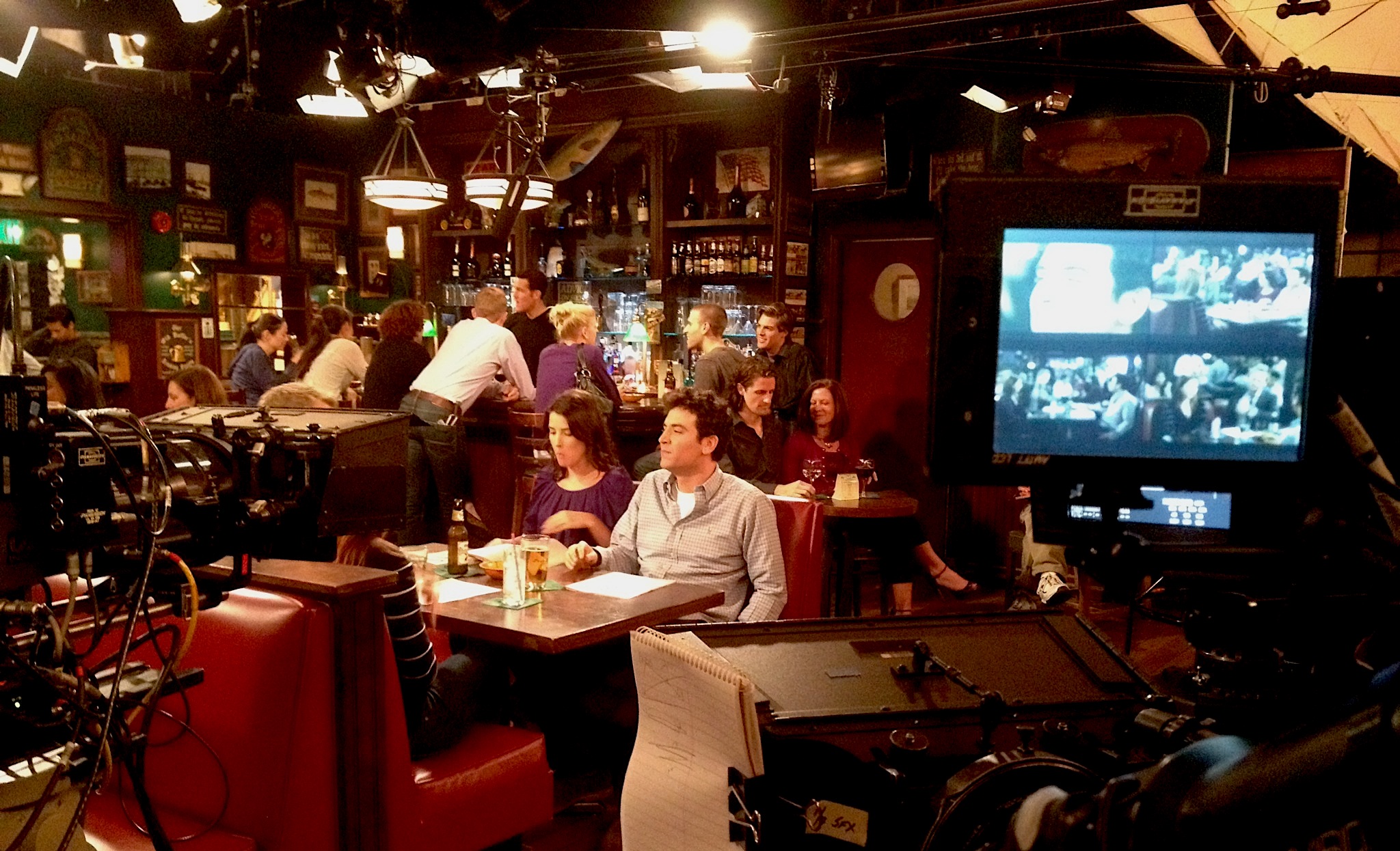On the set of How I Met your Mother